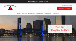 Desktop Screenshot of electricianofjacksonville.com