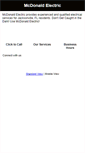 Mobile Screenshot of electricianofjacksonville.com