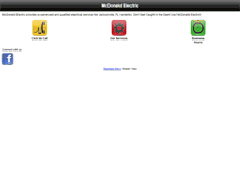 Tablet Screenshot of electricianofjacksonville.com